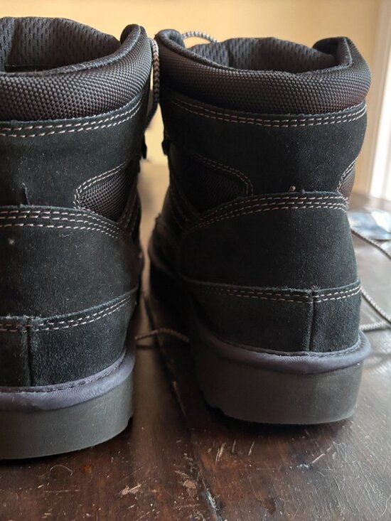 UGG Men\'s Highland Hiker Black Suede/Leather Boots Size 9 NIB Brand New main image 7
